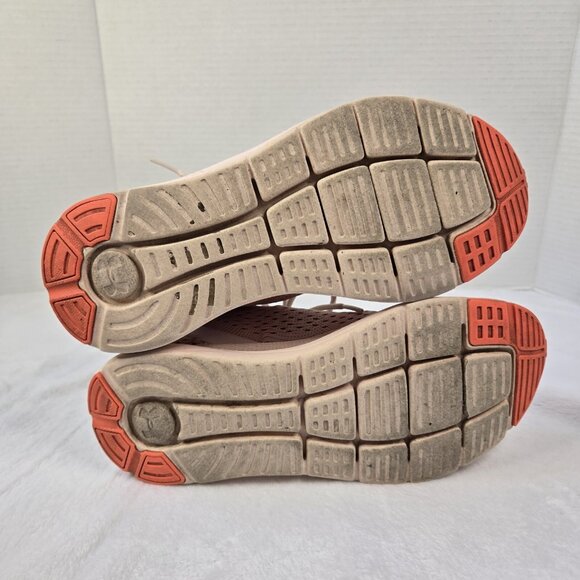 Under Armour Women's Running Sneaker Charged Impulse Shoes Peach Plasma SZ 9.5 - Picture 8 of 9